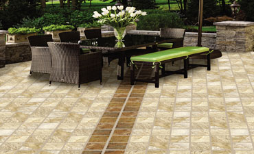 Designer tiles for outdoor spaces, Creating a stylish patio