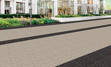 How do Parking tiles help improve the look of your patio