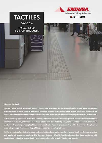 Johnson Endura Tactile 30x30cm Catalogue, July 22